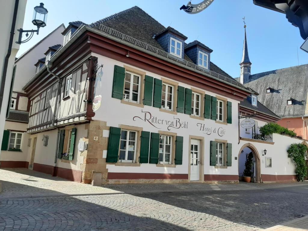 Hotel & Cafe Ritter Von Boehl 代德斯海姆 外观 照片