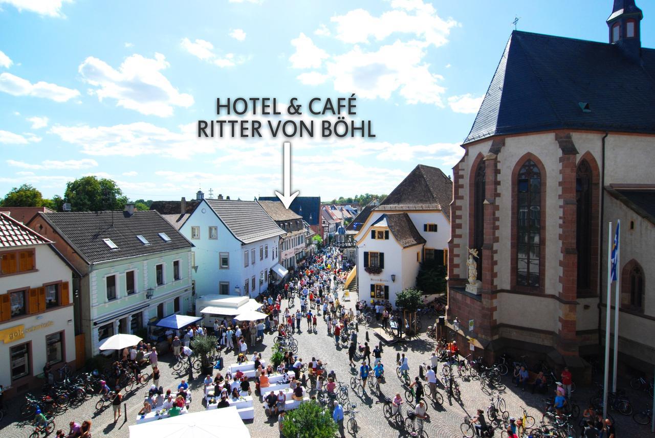 Hotel & Cafe Ritter Von Boehl 代德斯海姆 外观 照片