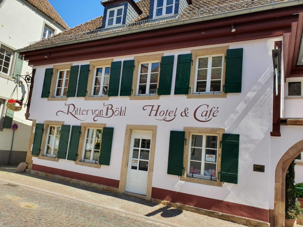 Hotel & Cafe Ritter Von Boehl 代德斯海姆 外观 照片